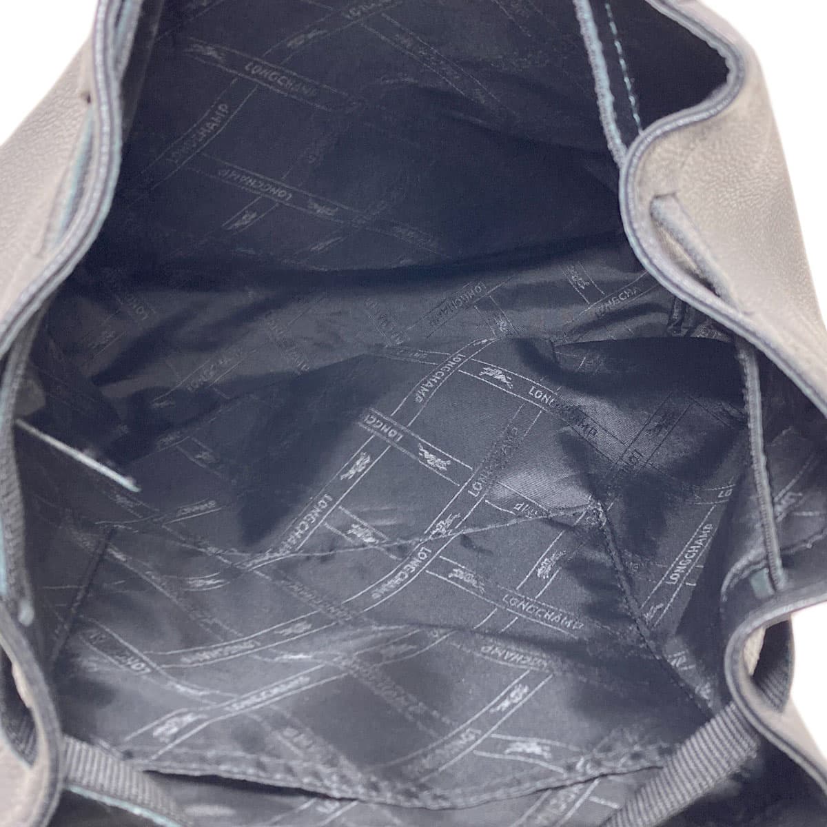 Longchamp Logo Backpack/Daypack Leather for Women [Used] [Longchamp] 5