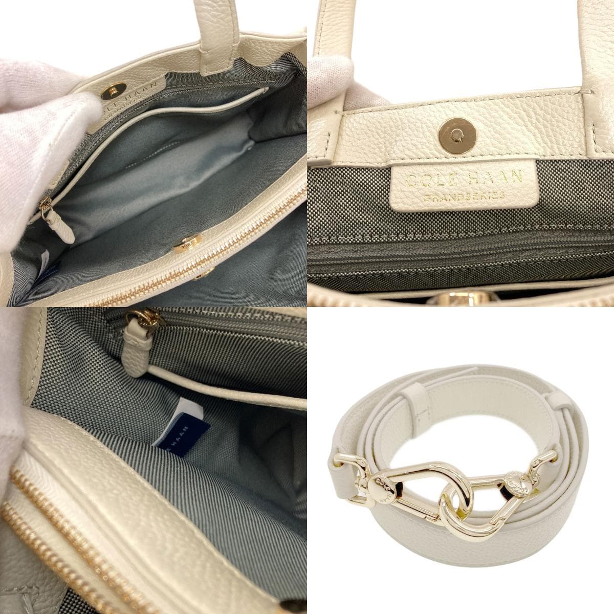 Cole Haan Bucket Bag 2WAY Handbag Leather Ladies [Used] [Cole Haan] 6