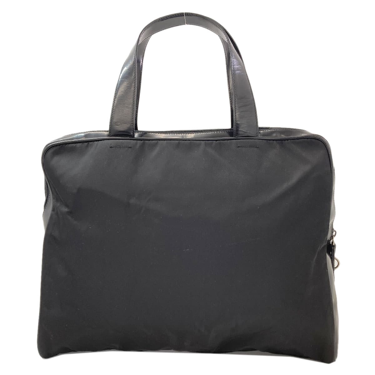 Prada logo hardware handbag, nylon material, ladies' [used] [PRADA] 2