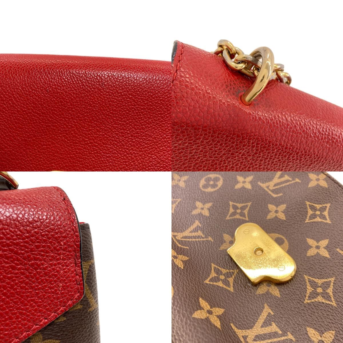 Louis Vuitton M43713 Sampras Seed Shoulder Bag Monogram Canvas Ladies [Used] [LOUIS VUITTON] M43713 8