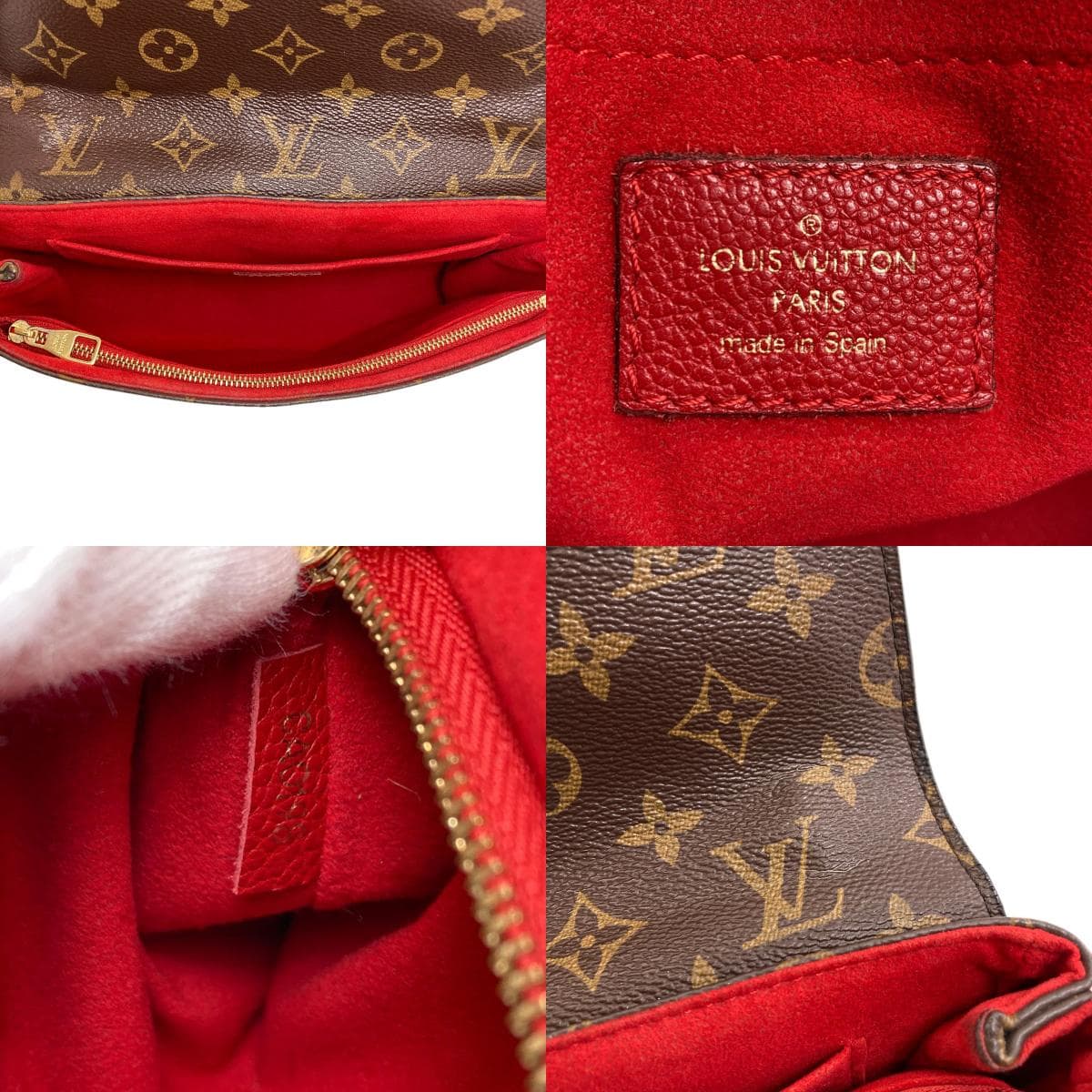 Louis Vuitton M43713 Sampras Seed Shoulder Bag Monogram Canvas Ladies [Used] [LOUIS VUITTON] M43713 5