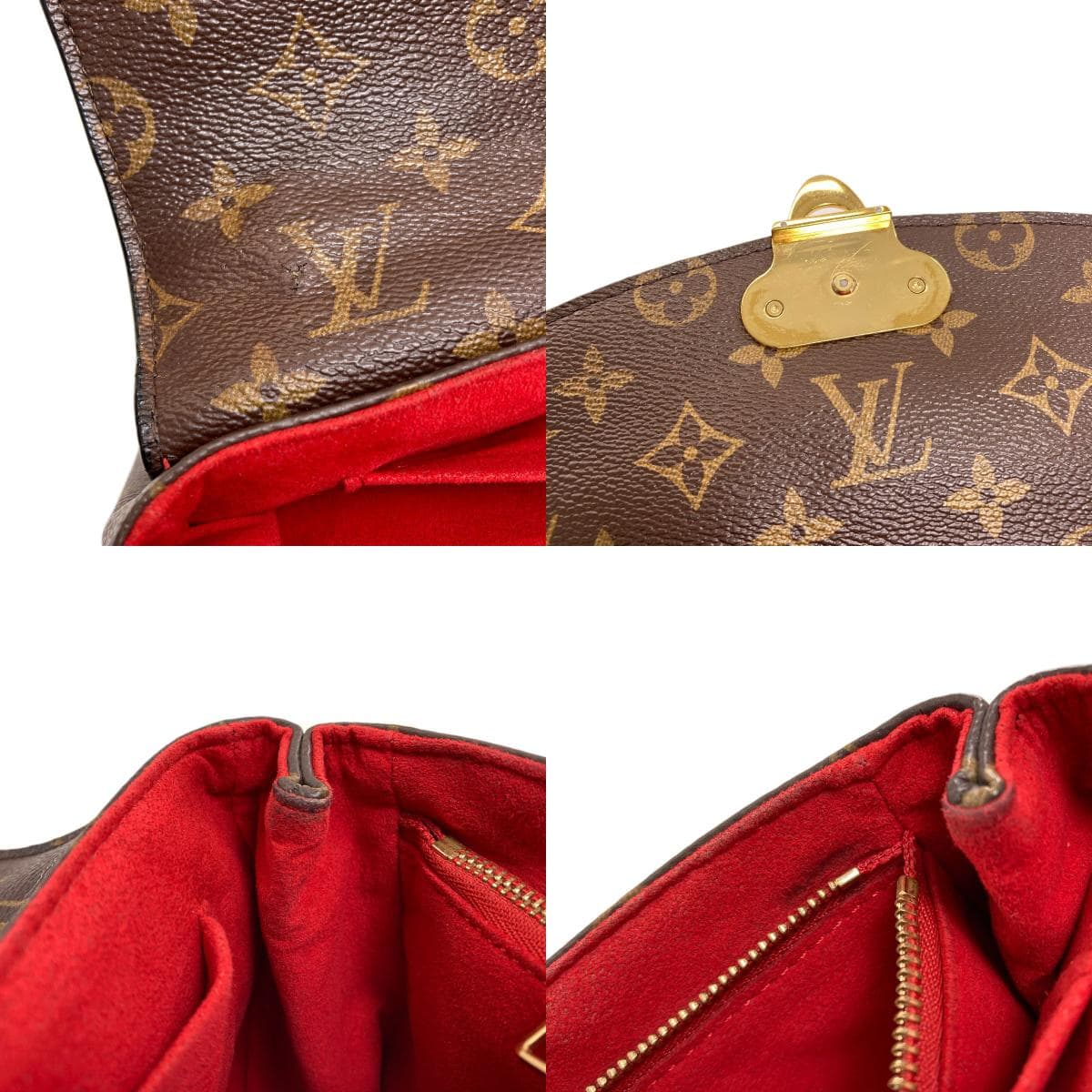 Louis Vuitton M43713 Sampras Seed Shoulder Bag Monogram Canvas Ladies [Used] [LOUIS VUITTON] M43713 6