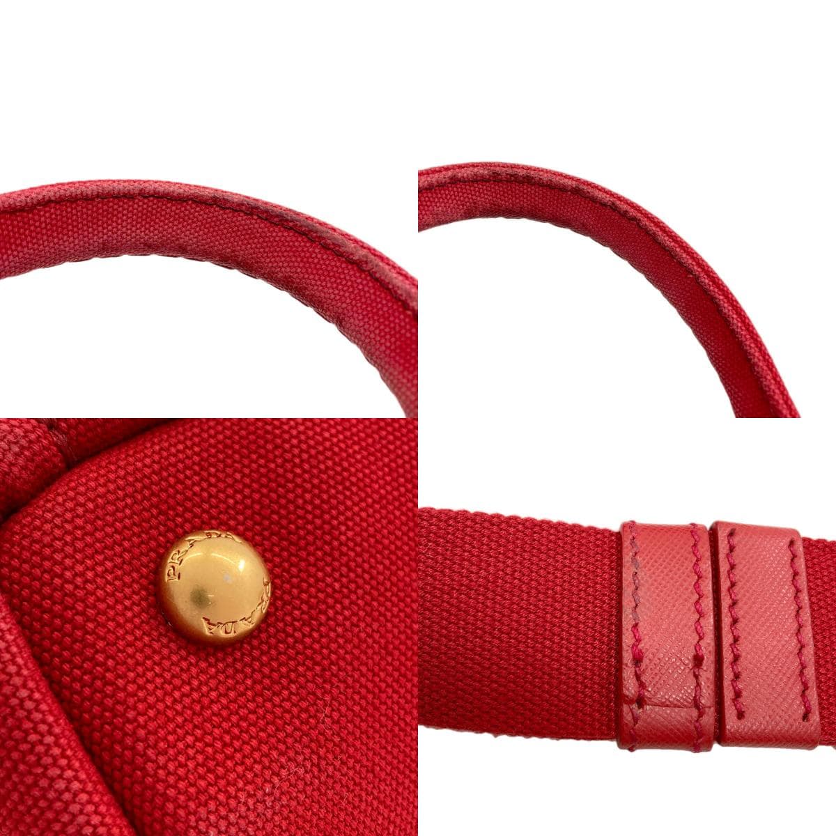 Prada Kanapa Mini 2WAY Handbag Canvas Ladies [Used] [PRADA] 8