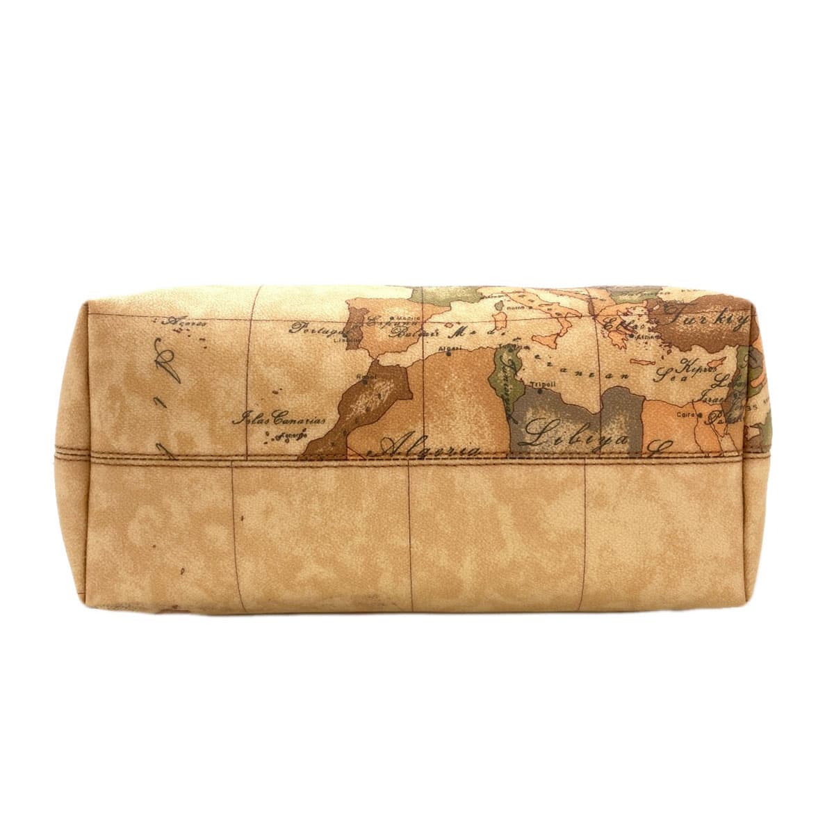 Prima Classe map pattern tote bag PVC for women [Used] [PRIMA CLASSE] 4