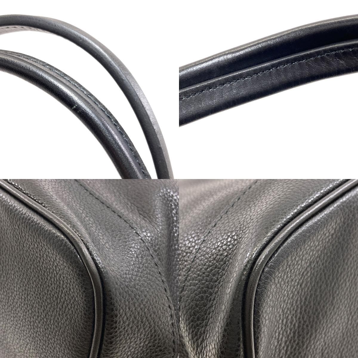 Longchamp Logo Tote Bag Leather for Women [Used] [Longchamp] 9