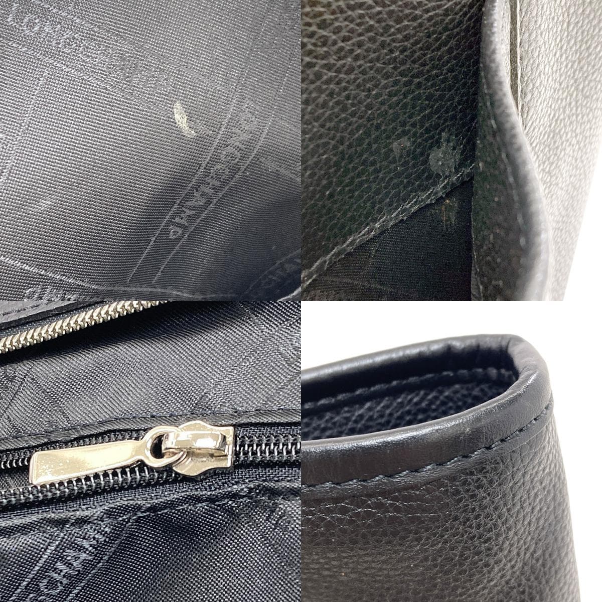 Longchamp Logo Tote Bag Leather for Women [Used] [Longchamp] 8