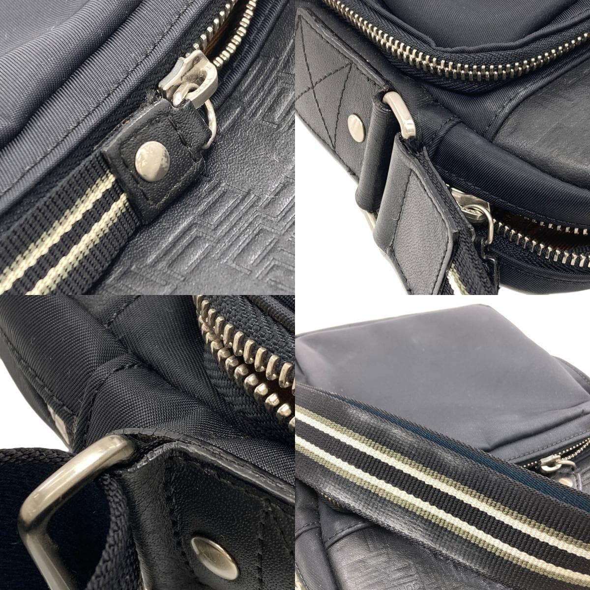 Dunhill Logo Shoulder Bag Nylon Material Men's [Used] [Dunhill] 8