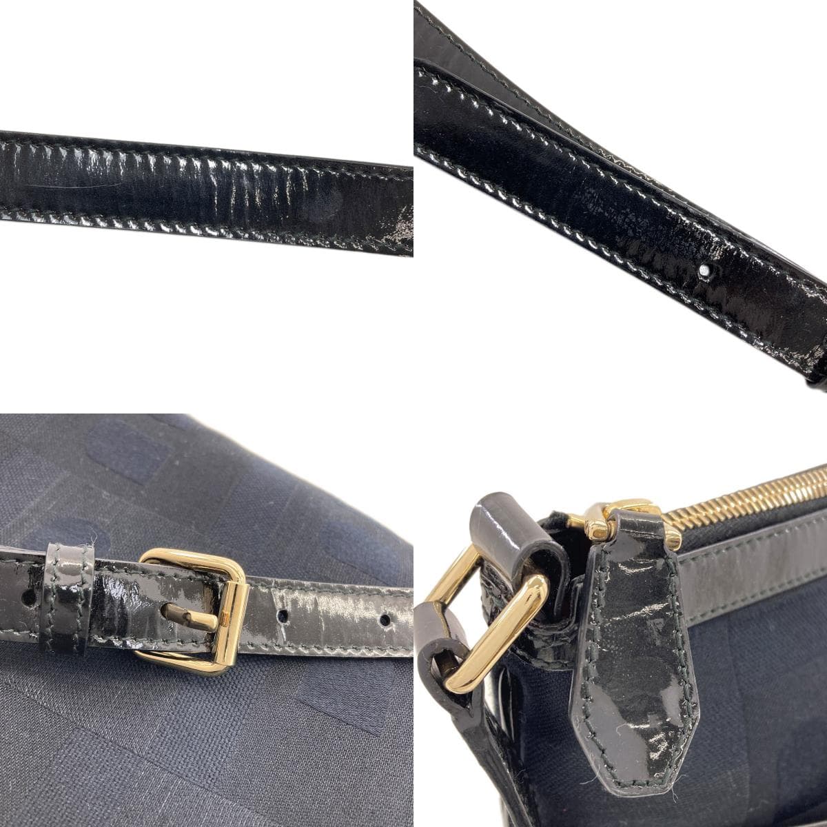 BALLY B logo shoulder bag canvas for ladies [Used] [BALLY] 9