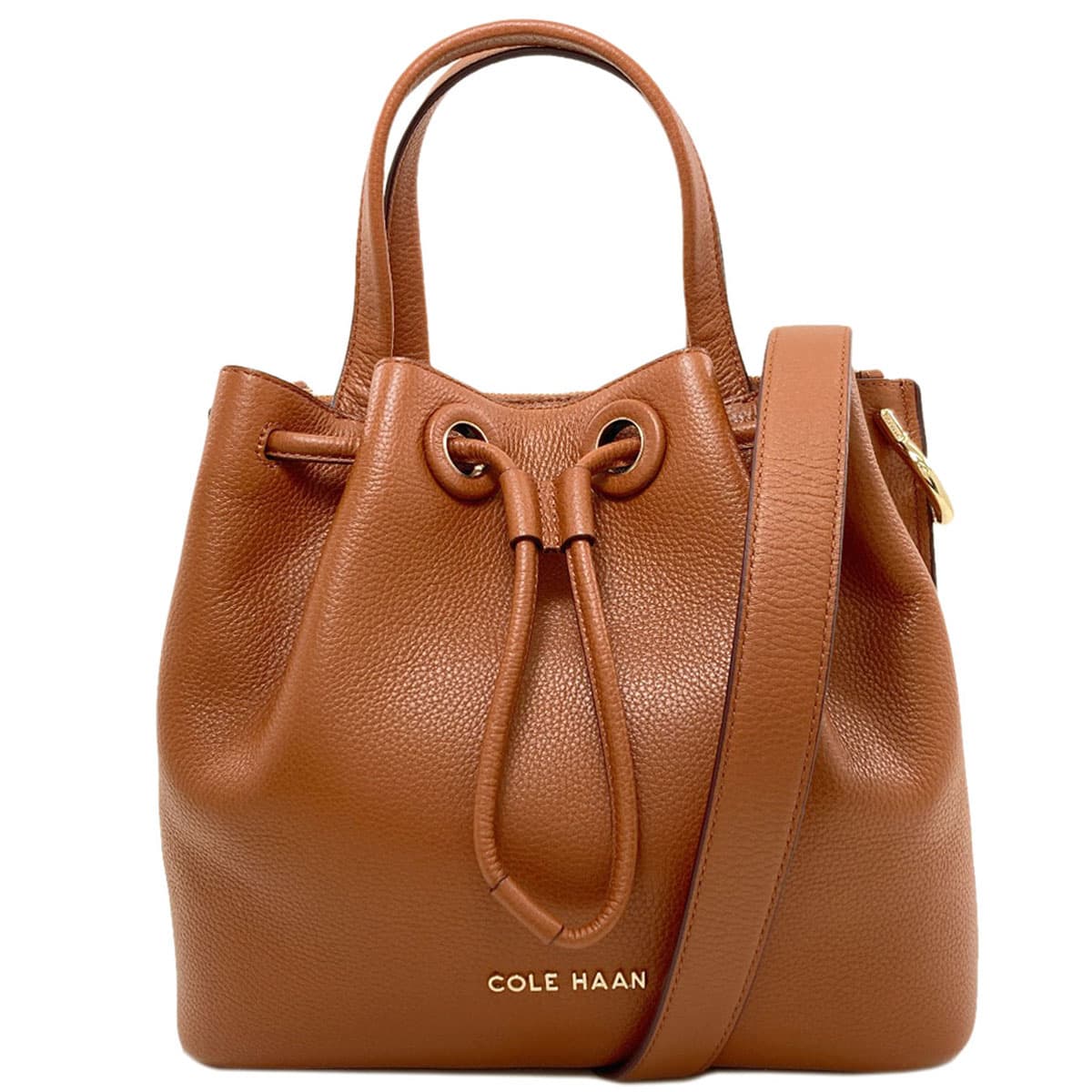 Cole Haan Smoke Bucket 2WAY Handbag Leather for Women [Used] [Cole Haan]