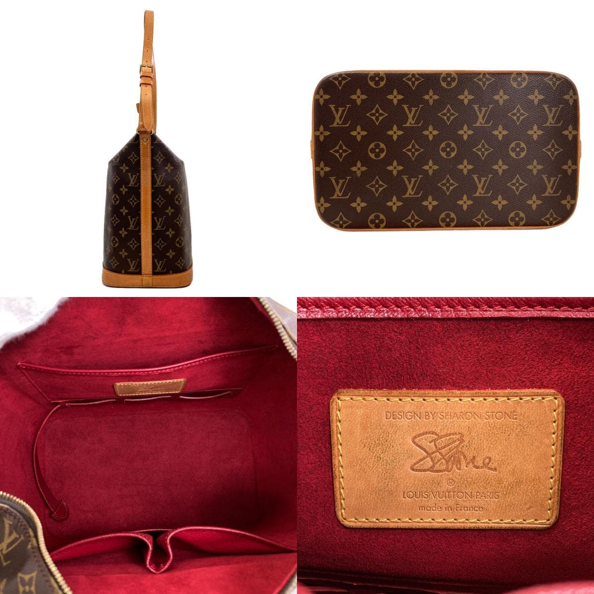 Louis Vuitton M47275 Amfar Three Sharon Stone Collaboration Shoulder Bag Monogram Canvas Ladies [Used] [LOUIS VUITTON] M47275 3