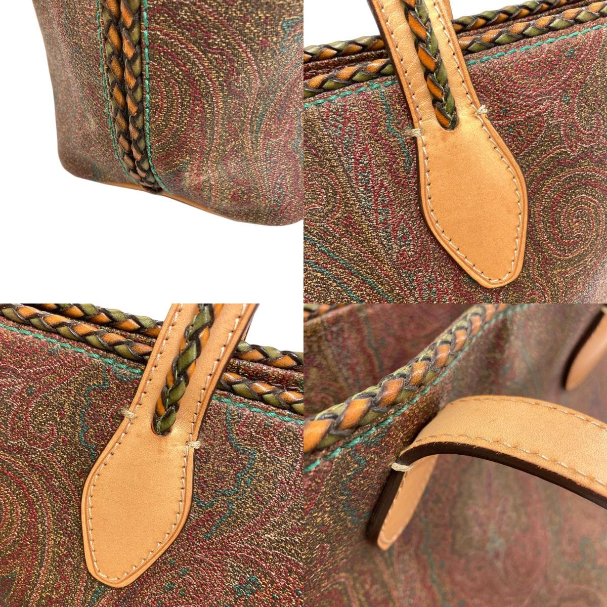 Etro paisley pattern tote bag PVC for women [Used] [ETRO] 8