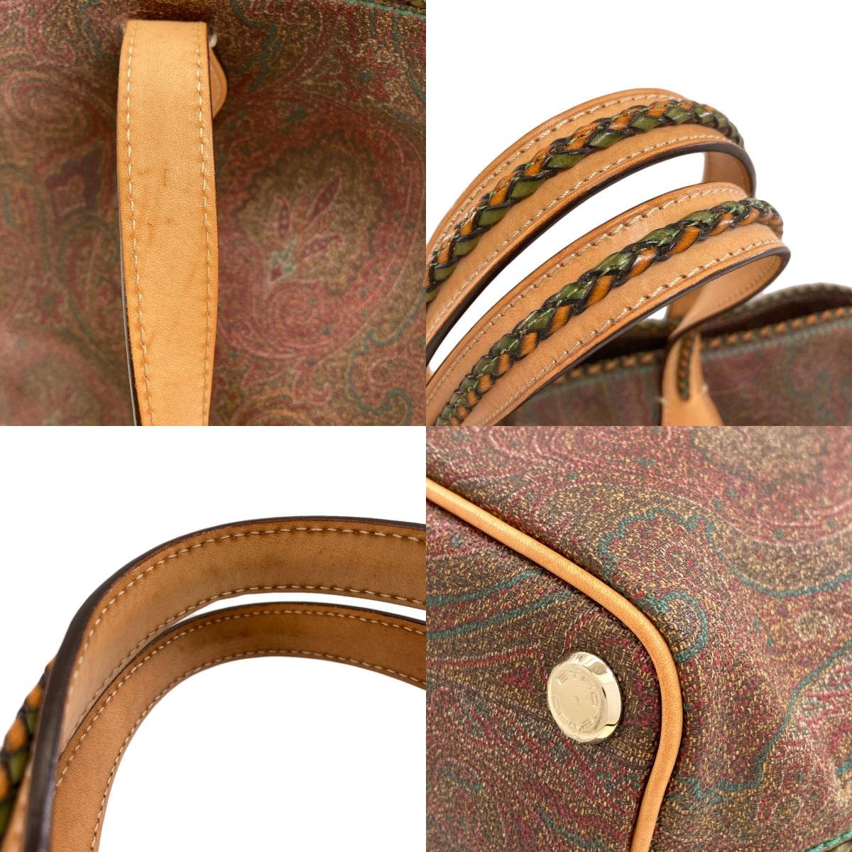 Etro paisley pattern tote bag PVC for women [Used] [ETRO] 9