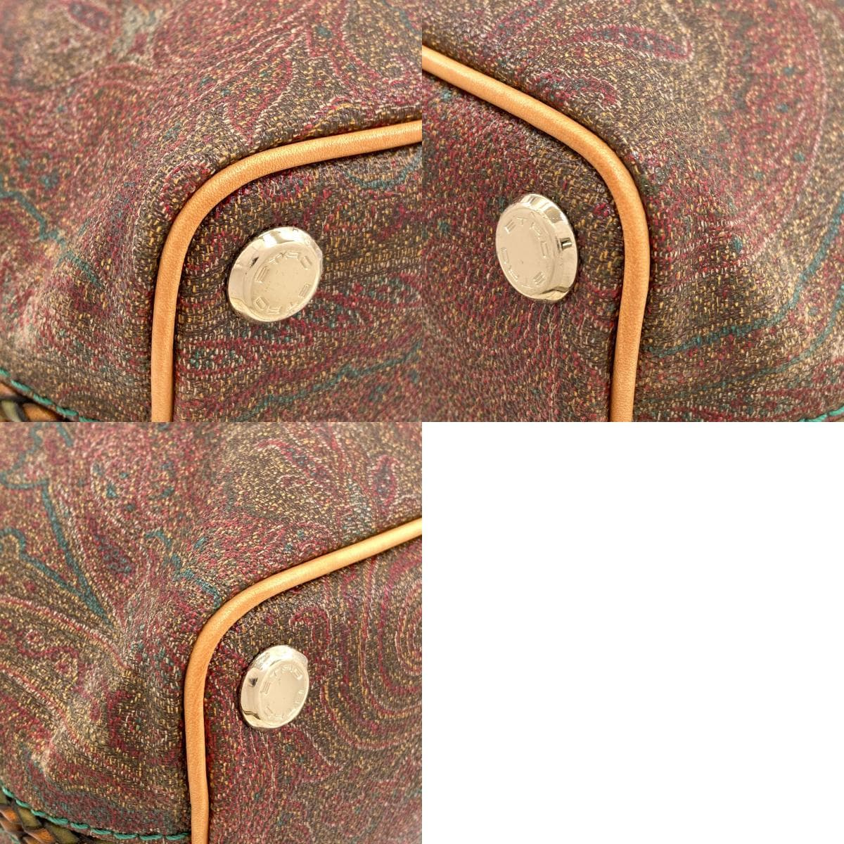 Etro paisley pattern tote bag PVC for women [Used] [ETRO] 10