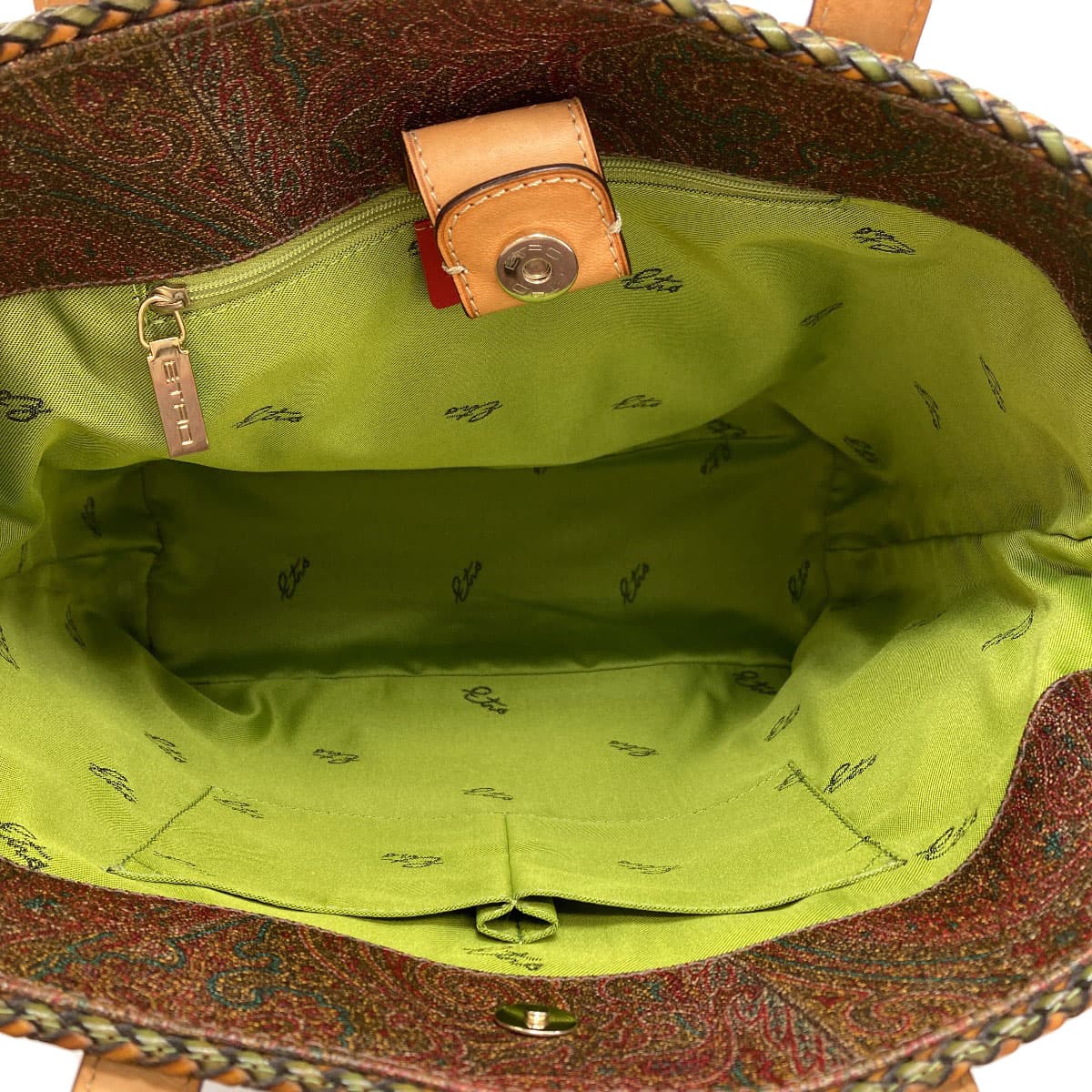 Etro paisley pattern tote bag PVC for women [Used] [ETRO] 5