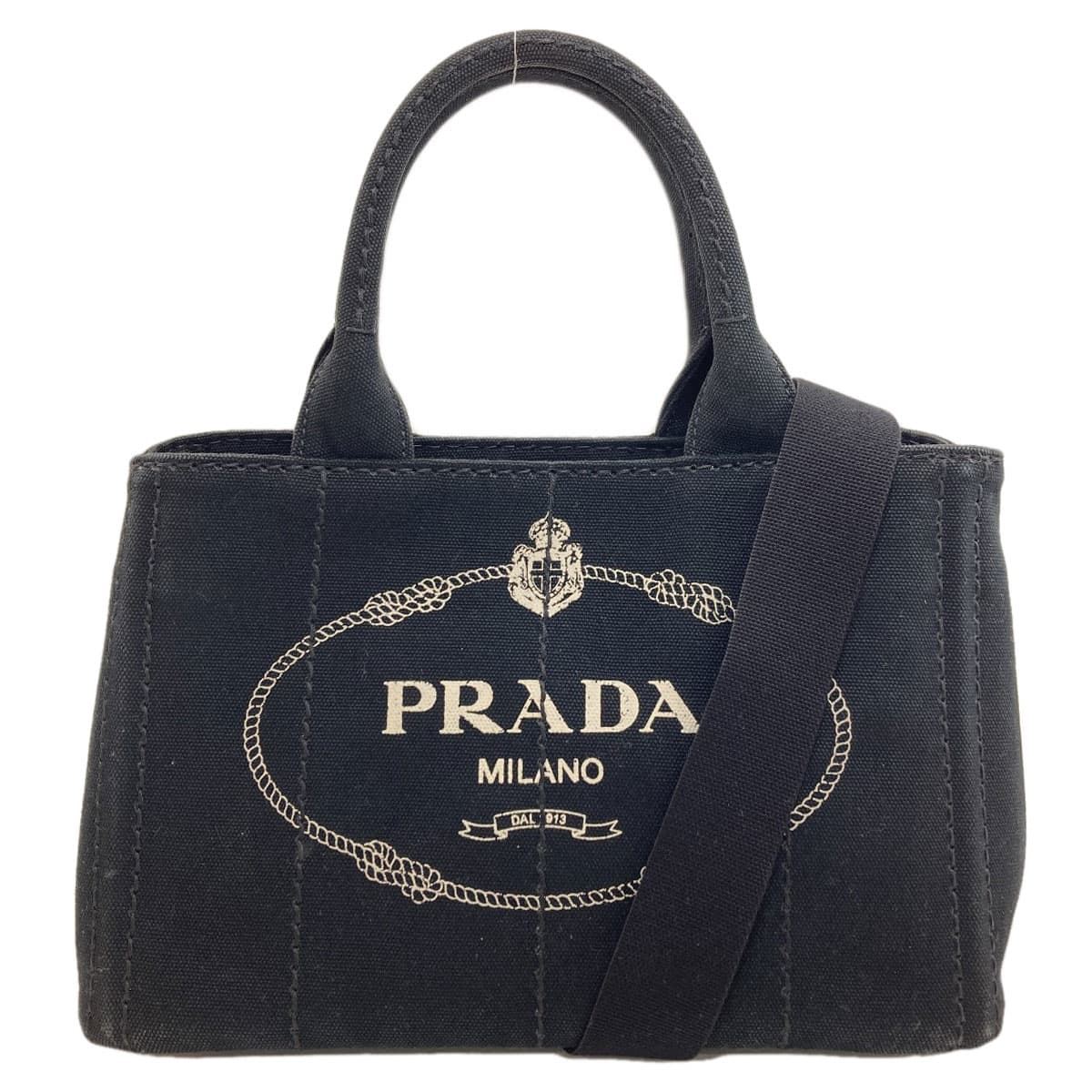 Prada 1BG439 Canapa Mini 2WAY Handbag Canvas Ladies [Used] [PRADA] 1BG439