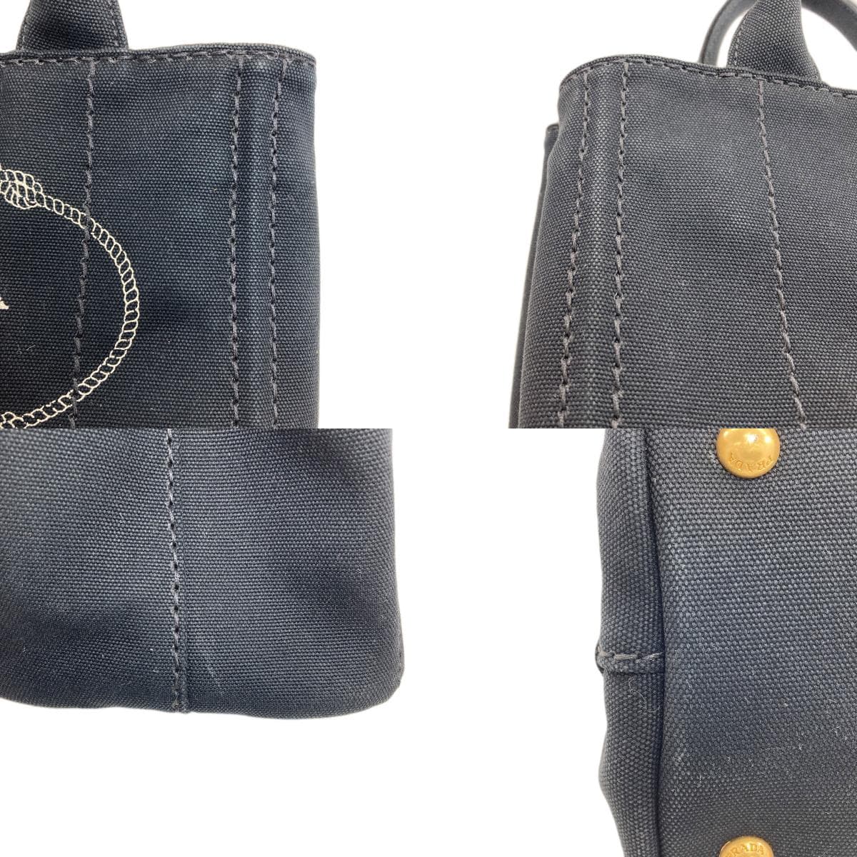 Prada 1BG439 Canapa Mini 2WAY Handbag Canvas Ladies [Used] [PRADA] 1BG439 8