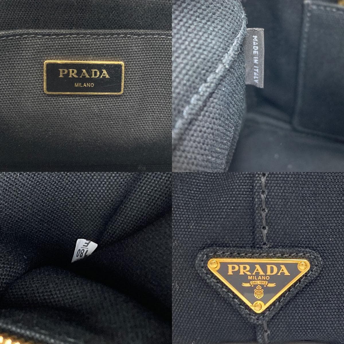 Prada 1BG439 Canapa Mini 2WAY Handbag Canvas Ladies [Used] [PRADA] 1BG439 6