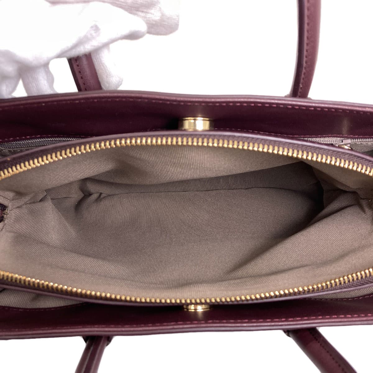 Furla 2WAY Tote Bag Leather Ladies [Used] [Furla] 5