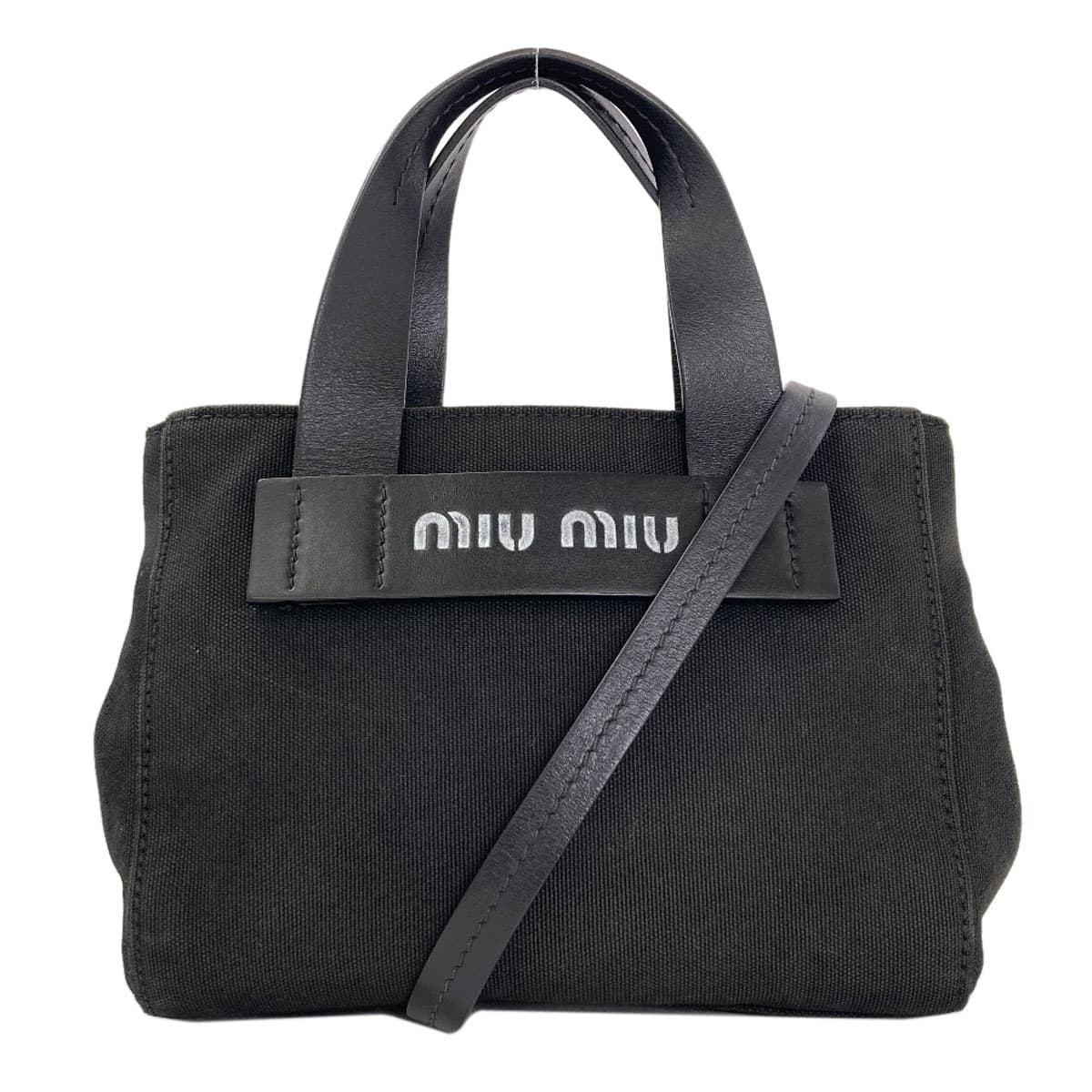 Miu Miu 2WAY Handbag Canvas Ladies [Used] [MIUMIU]