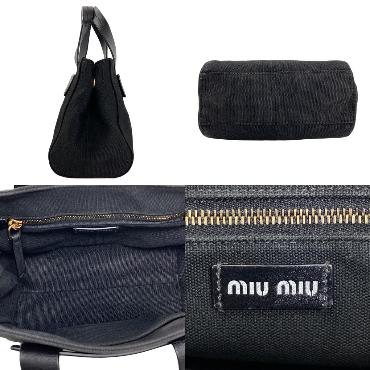 Miu Miu 2WAY Handbag Canvas Ladies [Used] [MIUMIU] 3