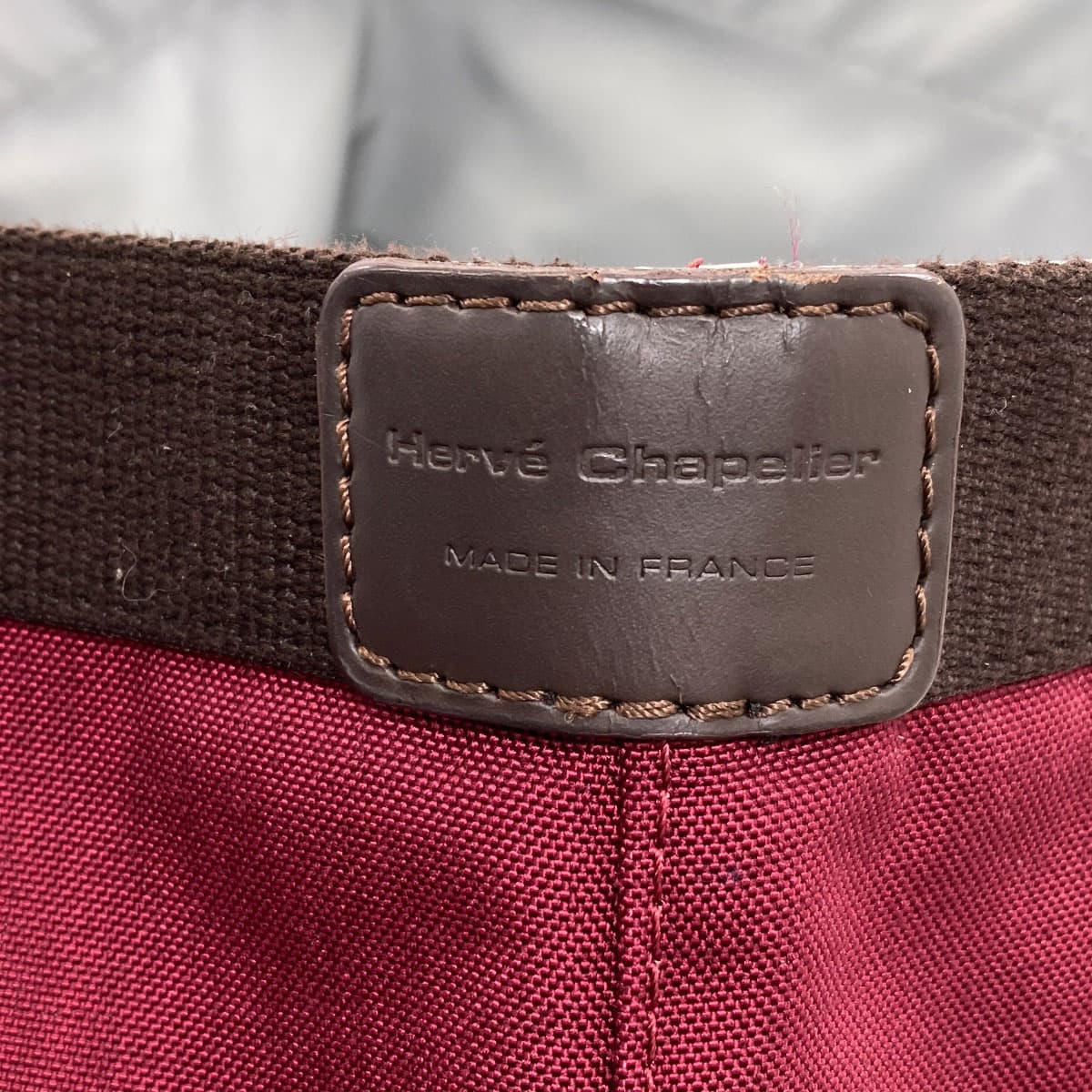 Herve Chapelier Boat Shape Tote Handbag Canvas Ladies [Used] [Herve Chapelier] 6