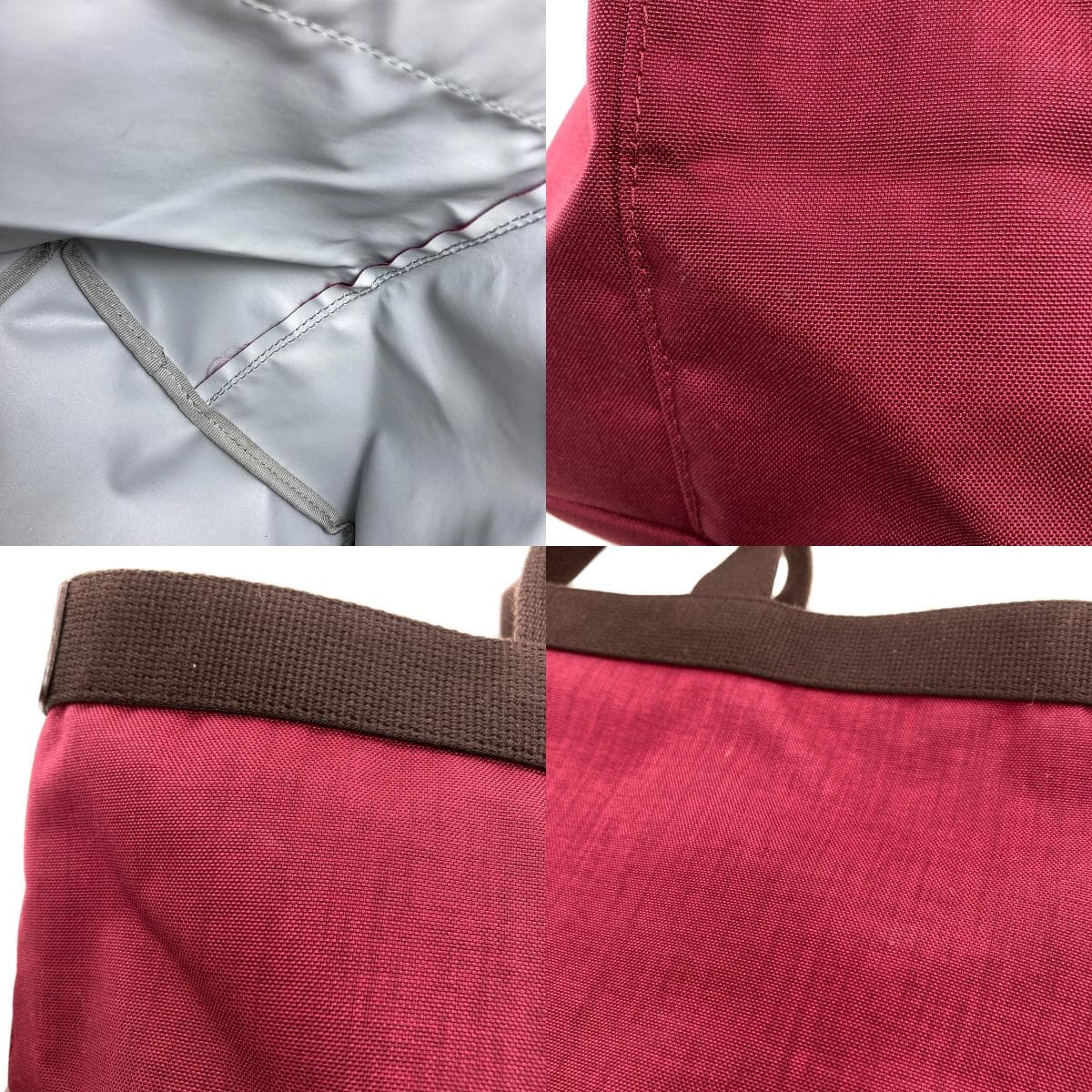 Herve Chapelier Boat Shape Tote Handbag Canvas Ladies [Used] [Herve Chapelier] 8