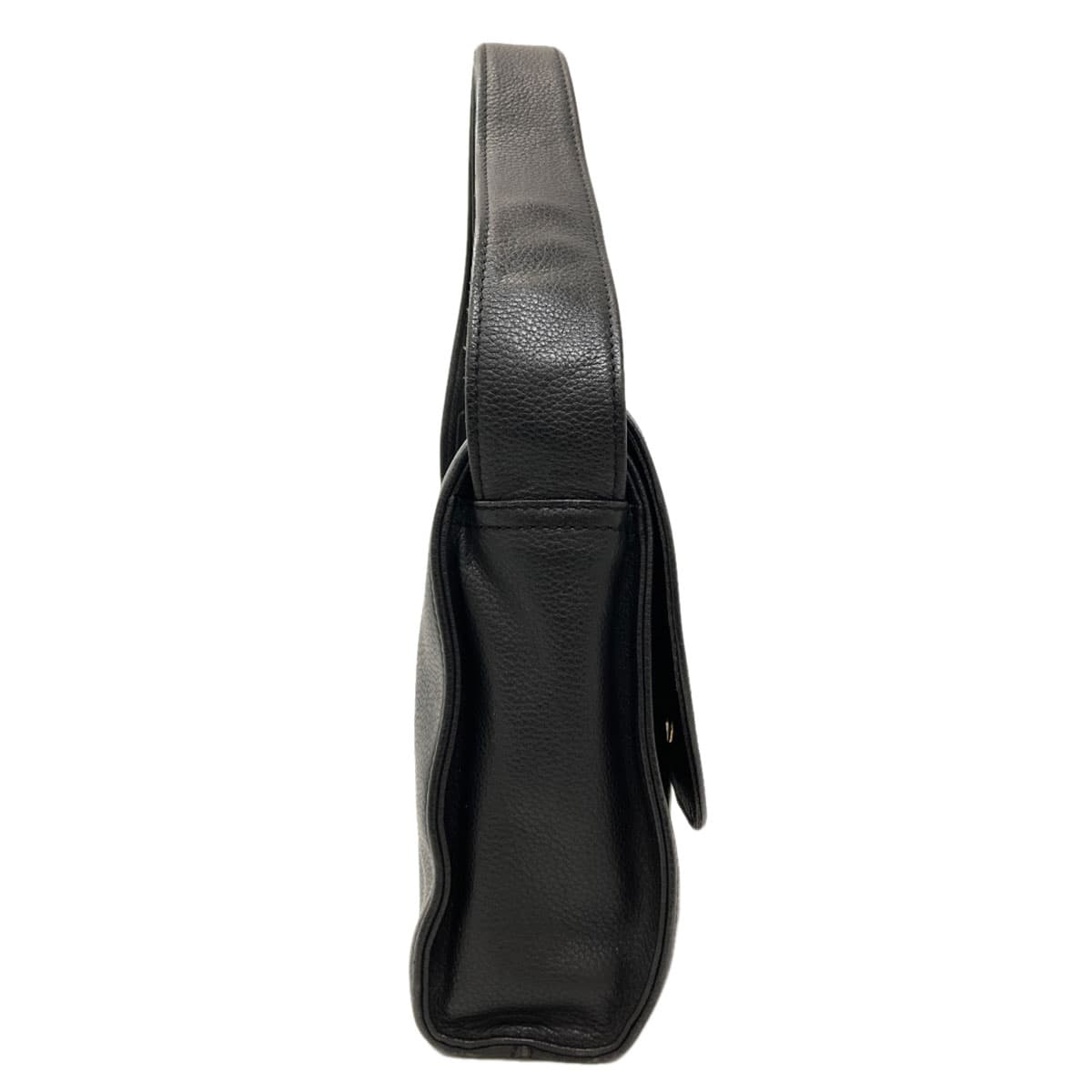 Longchamp Logo Shoulder Bag Leather Ladies [Used] [Longchamp] 3