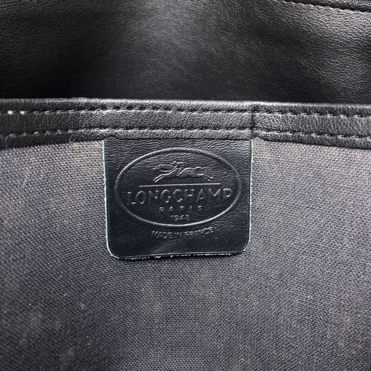 Longchamp Logo Shoulder Bag Leather Ladies [Used] [Longchamp] 6