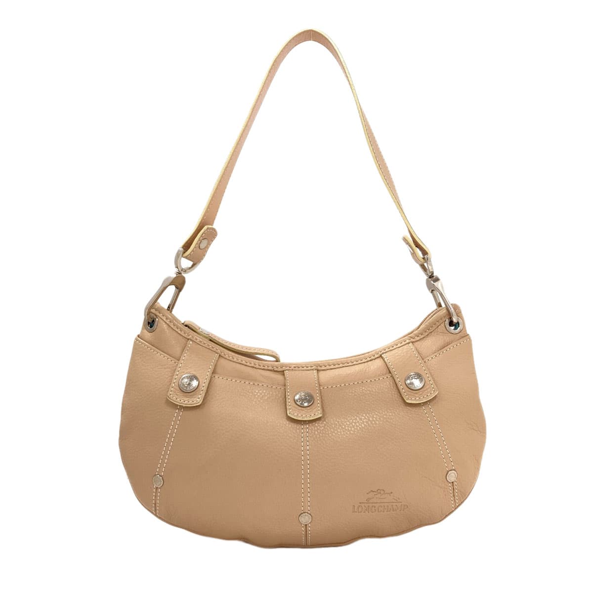 Longchamp Logo Handbag Leather Ladies [Used] [Longchamp]