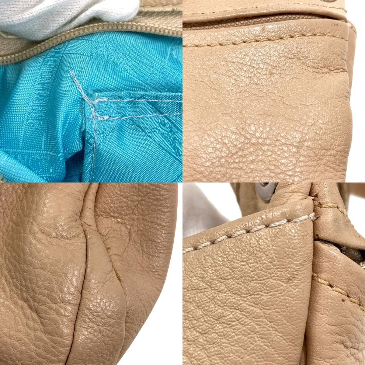 Longchamp Logo Handbag Leather Ladies [Used] [Longchamp] 6