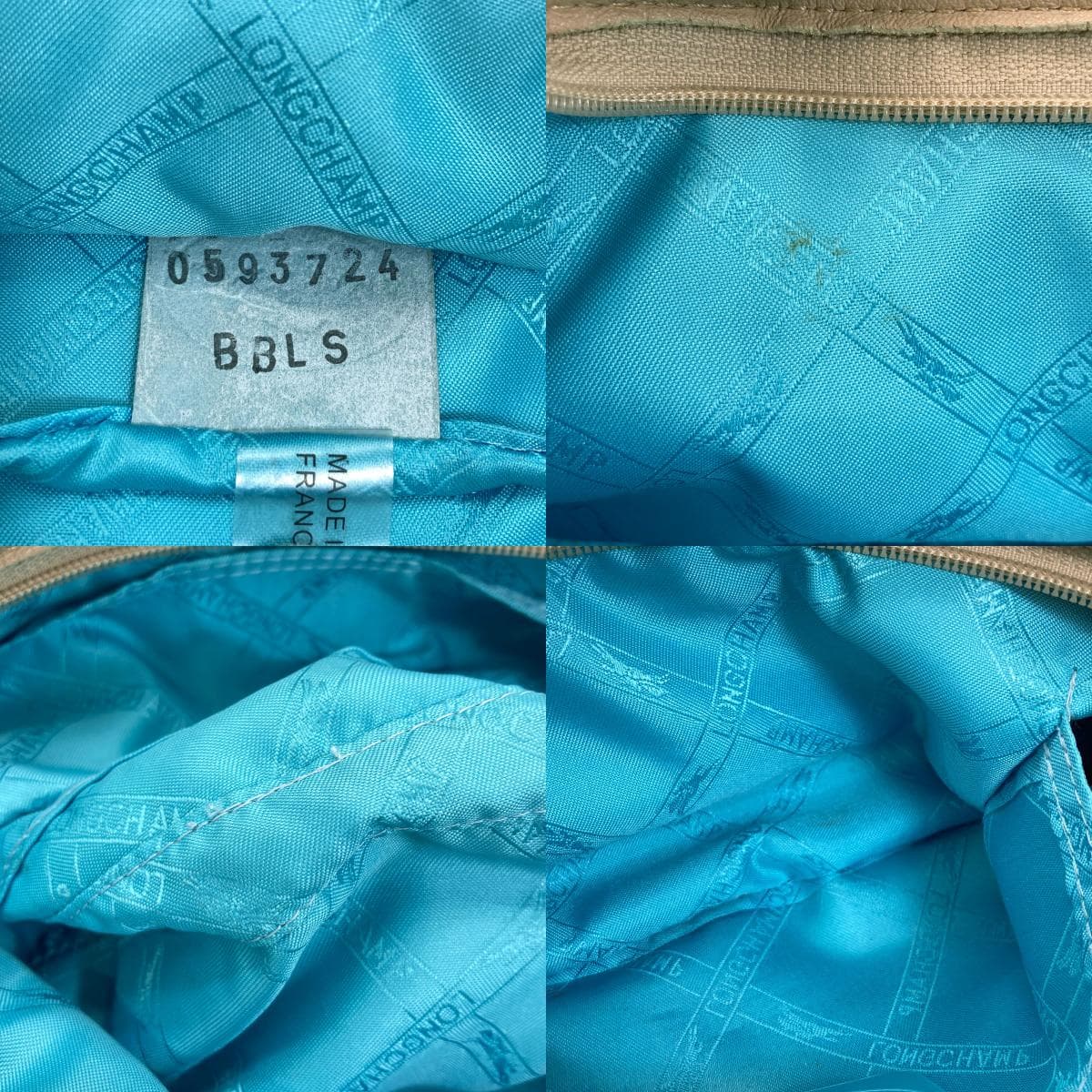 Longchamp Logo Handbag Leather Ladies [Used] [Longchamp] 5