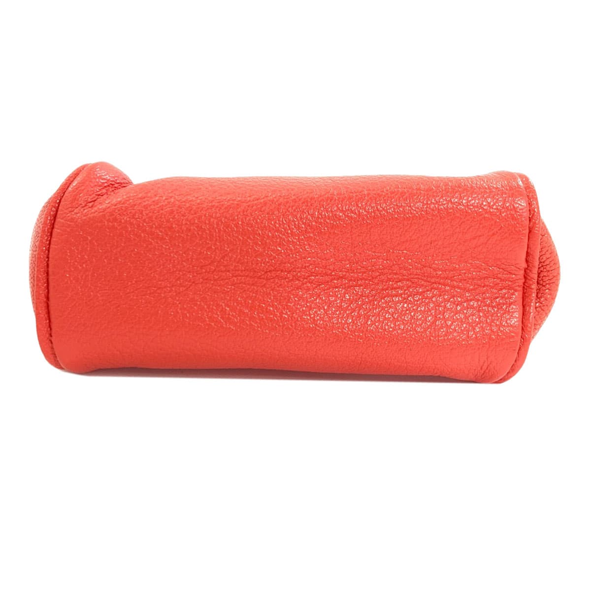 Bulgari clasp accessory pouch leather for women [Used] [BVLGARI] 4