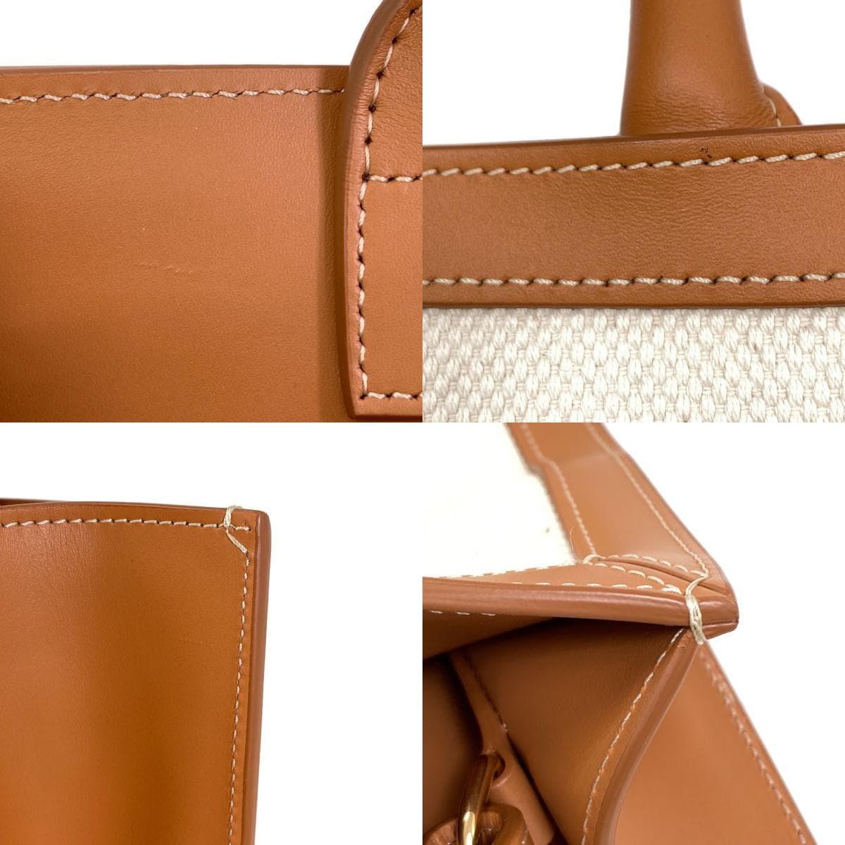 Celine Vertical Cabas 2WAY Handbag Canvas Ladies [Used] [CELINE] 7