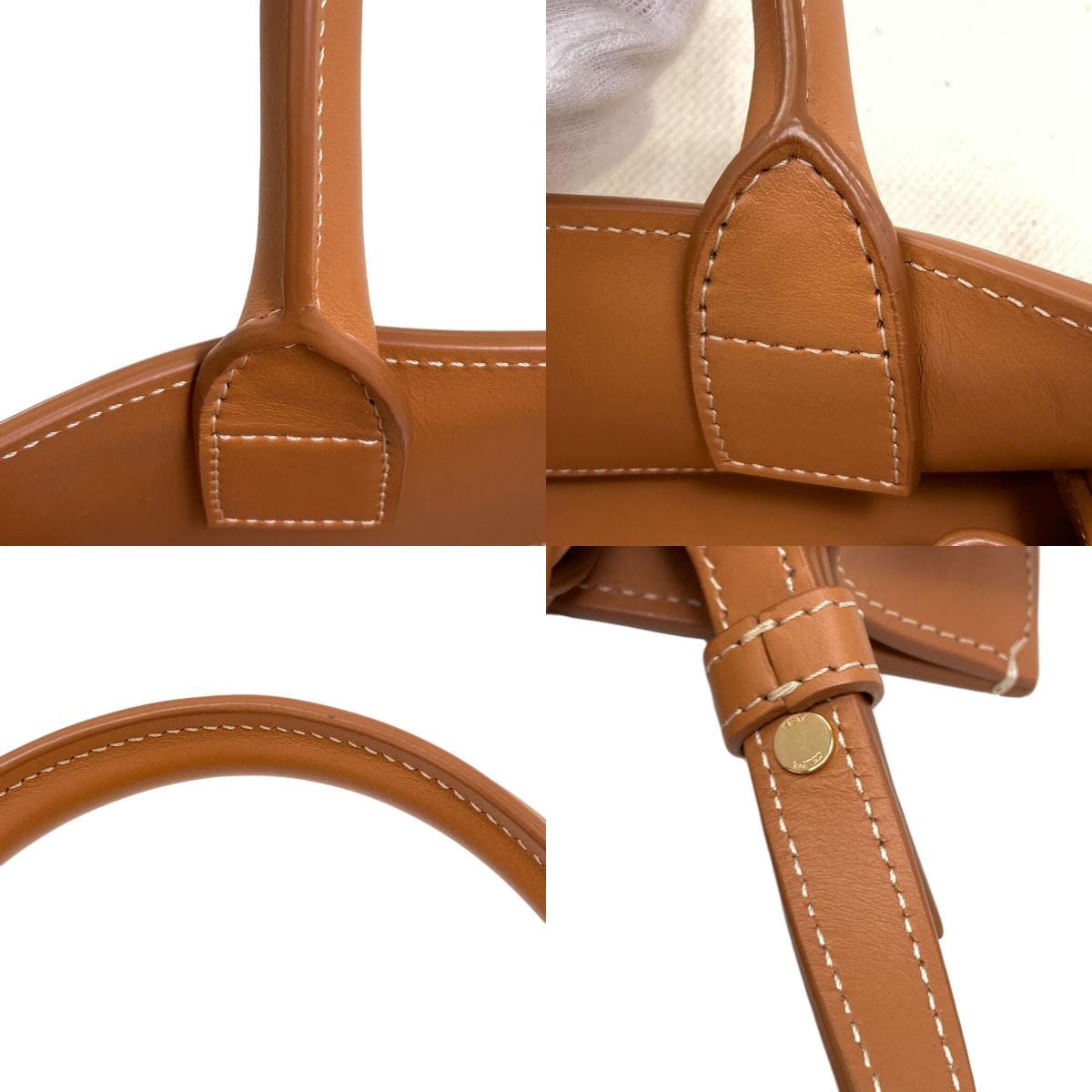 Celine Vertical Cabas 2WAY Handbag Canvas Ladies [Used] [CELINE] 9