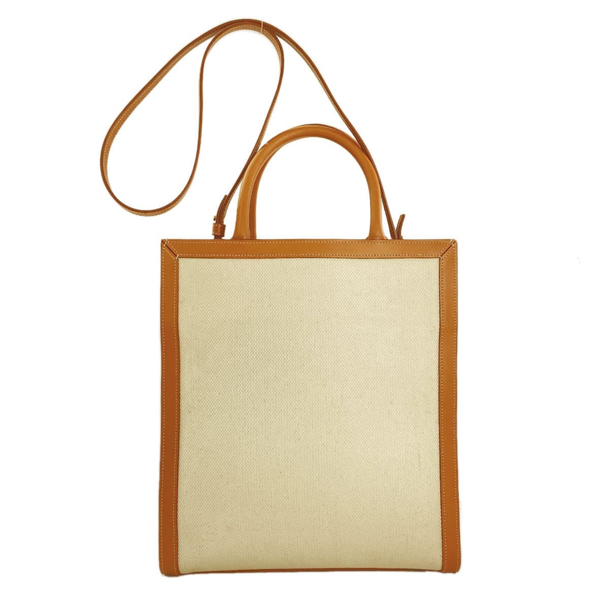 Celine Vertical Cabas 2WAY Handbag Canvas Ladies [Used] [CELINE] 2