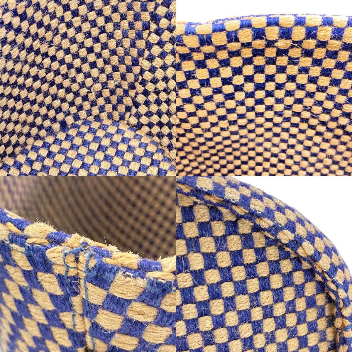 Hermes Panier Basse Handbag Linen Ladies [Used] [HERMES] 7