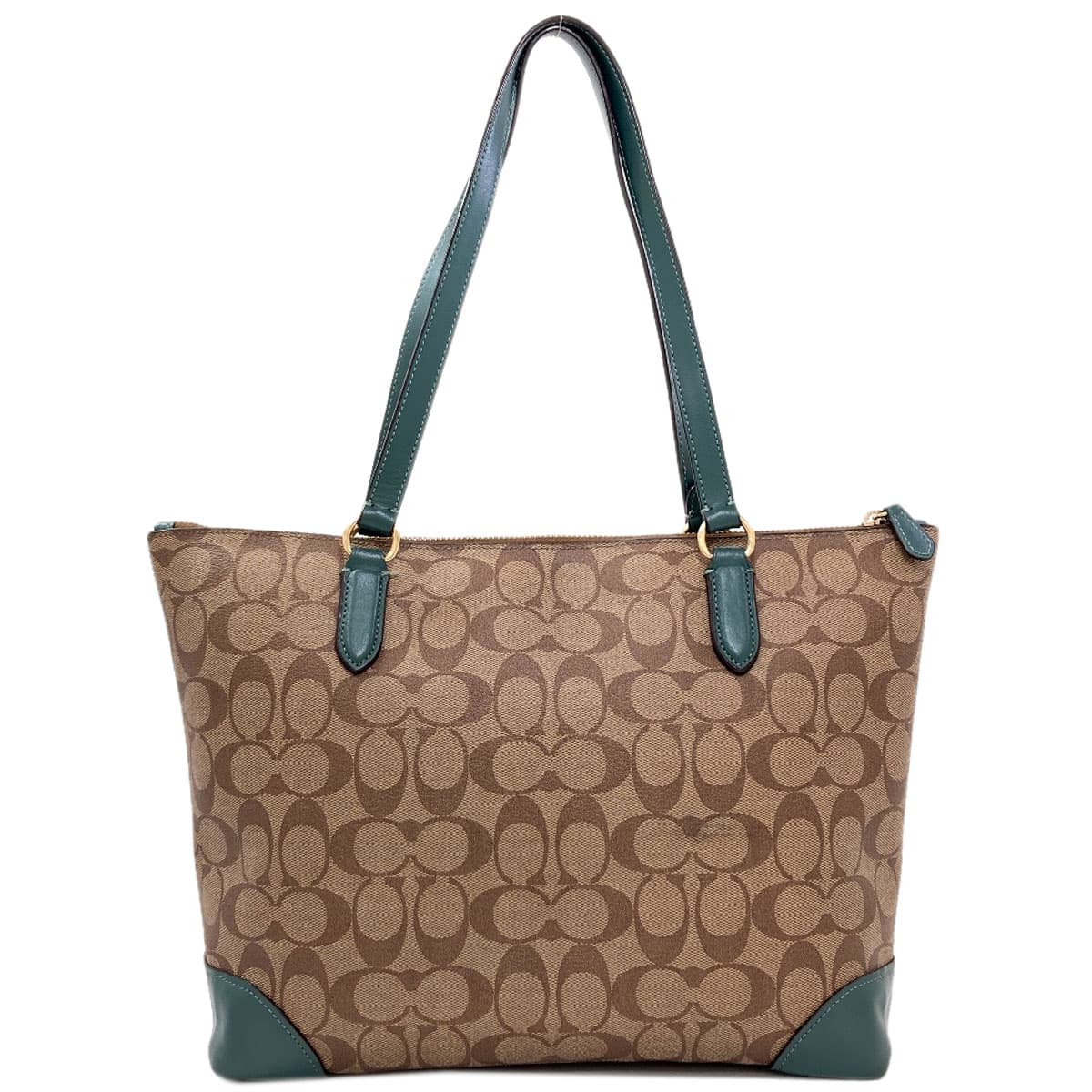 Coach F29208 Signature Tote Bag PVC/Leather for Women [Used] [COACH] F29208 2