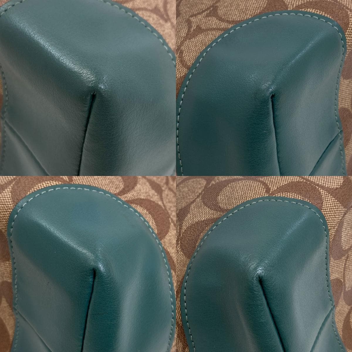 Coach F29208 Signature Tote Bag PVC/Leather for Women [Used] [COACH] F29208 10