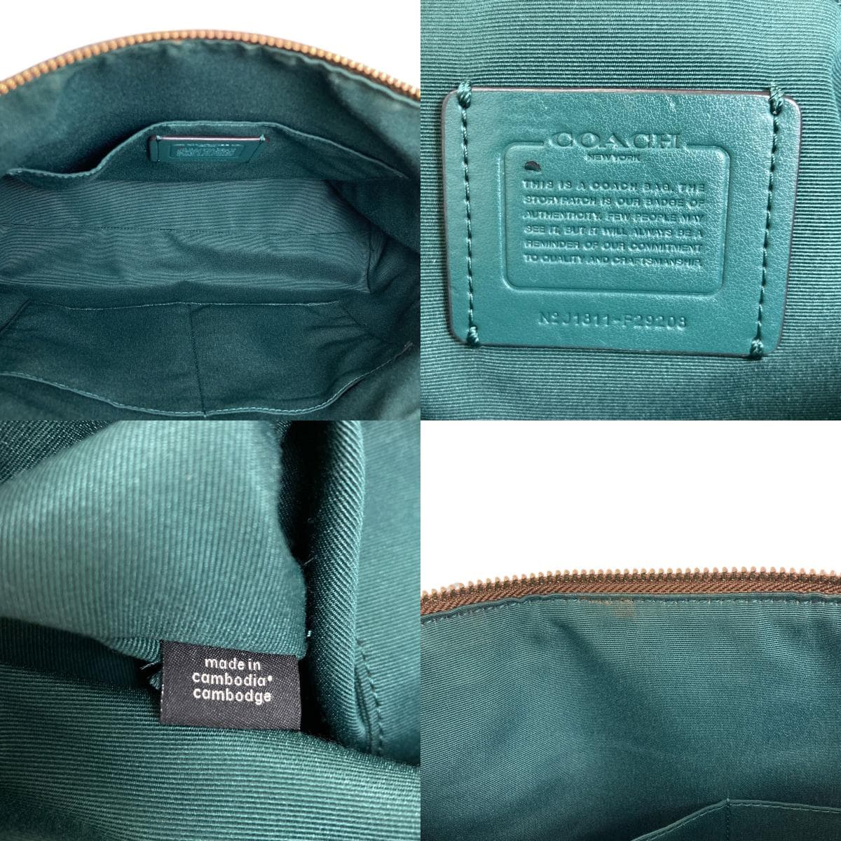 Coach F29208 Signature Tote Bag PVC/Leather for Women [Used] [COACH] F29208 5