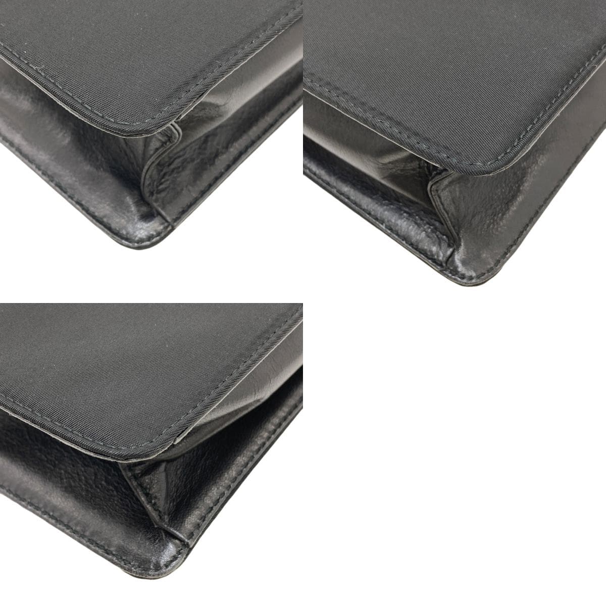 Prada B7128 Belt Motif Handbag Nylon Material/Leather for Women [Used] [PRADA] B7128 10