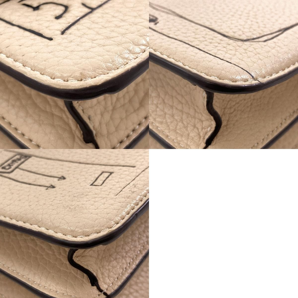 Coach 6892 Basquiat Collaboration 2WAY Shoulder Bag Leather Ladies [Used] [COACH] 6892 10