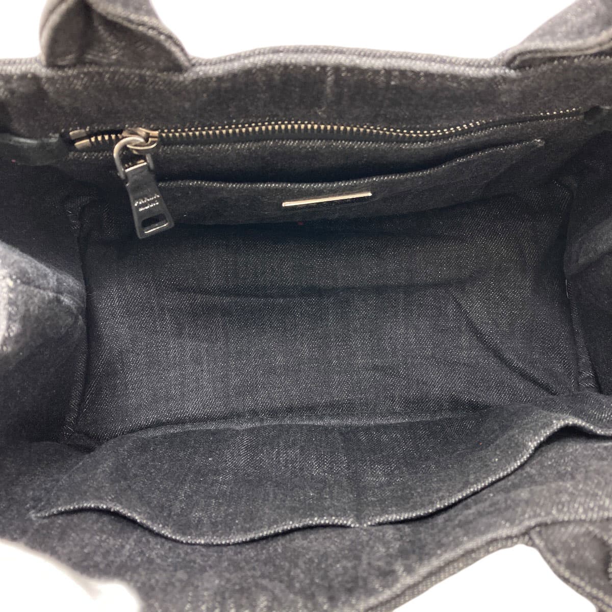 Prada BN2439 Canapa Mini 2WAY Tote Bag Denim Ladies [Used] [PRADA] BN2439 5
