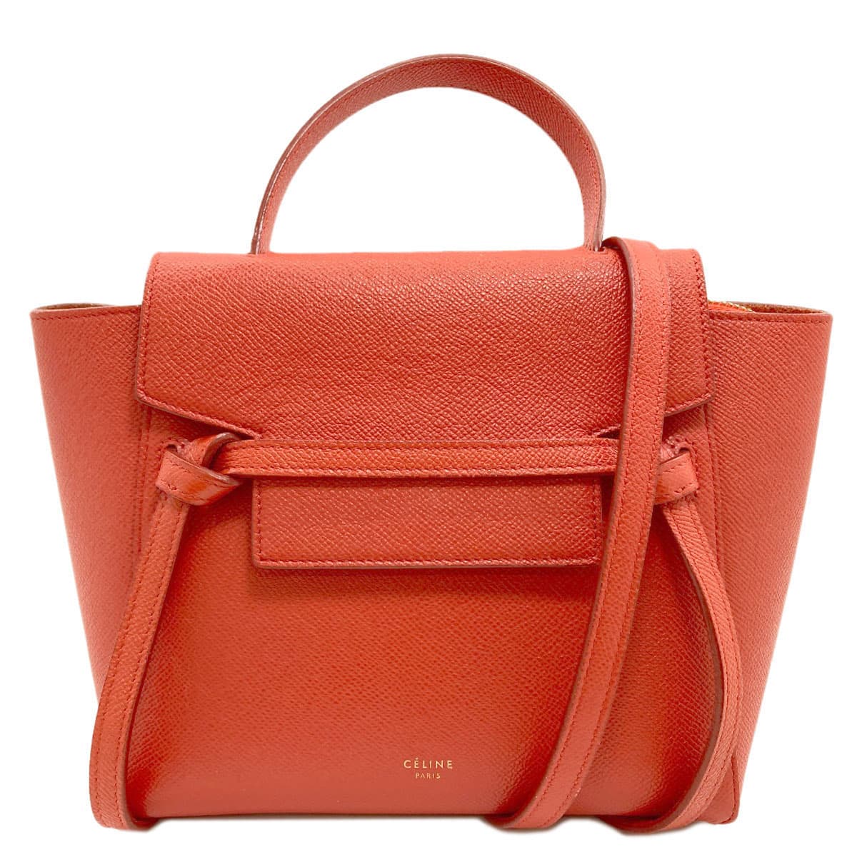 Celine Nano Belt Bag 2WAY Handbag Calf Leather for Women [Used] [CELINE]