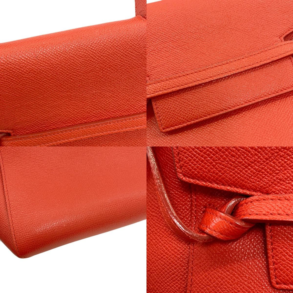 Celine Nano Belt Bag 2WAY Handbag Calf Leather for Women [Used] [CELINE] 6