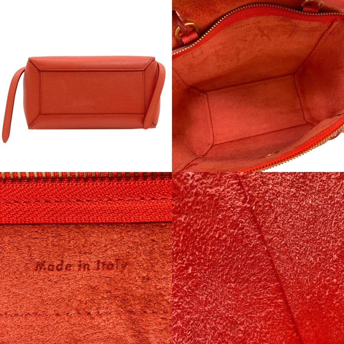 Celine Nano Belt Bag 2WAY Handbag Calf Leather for Women [Used] [CELINE] 4