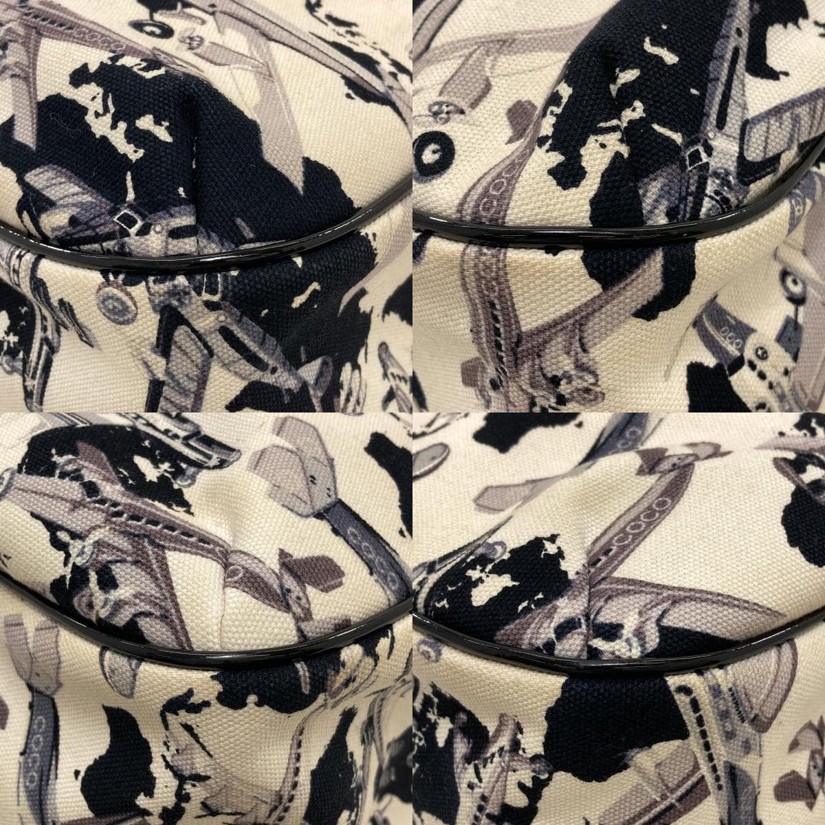 Chanel Airline airplane pattern handbag canvas for women [Used] [CHANEL] 10