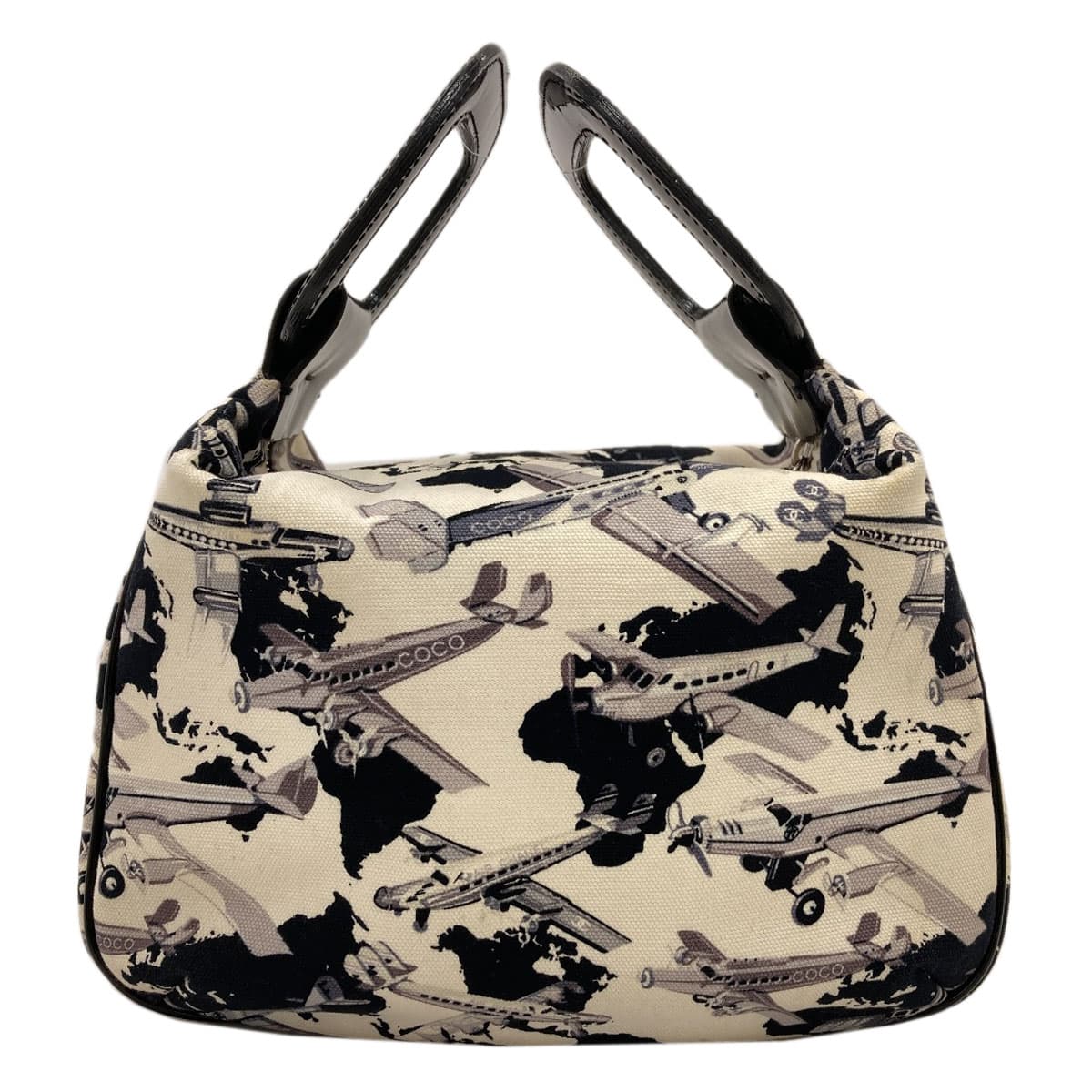 Chanel Airline airplane pattern handbag canvas for women [Used] [CHANEL] 2