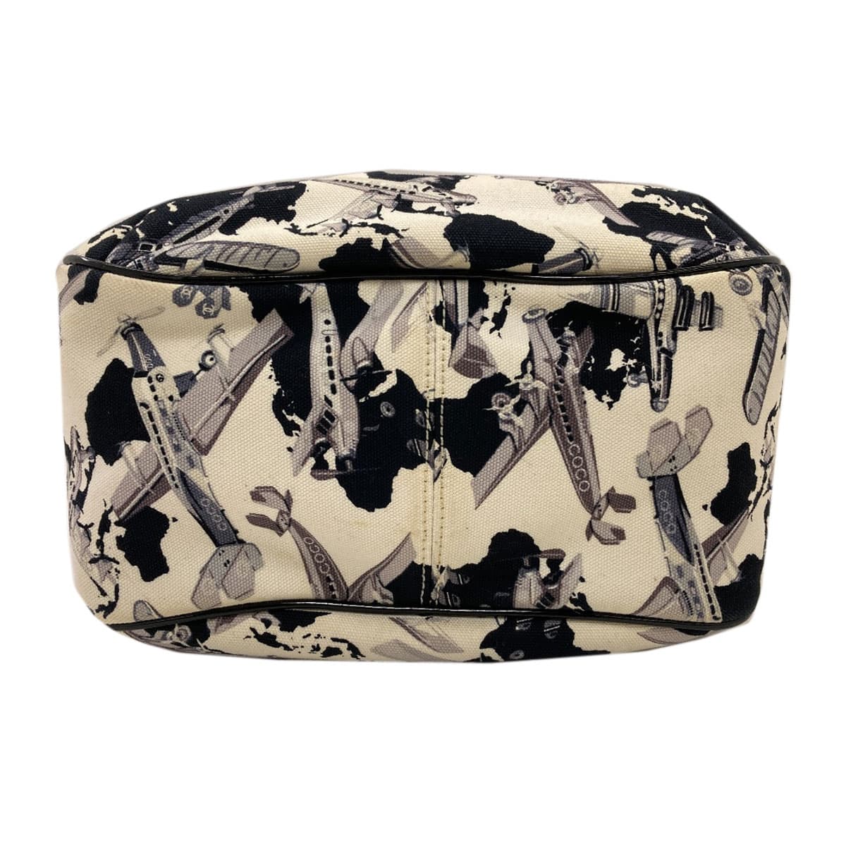 Chanel Airline airplane pattern handbag canvas for women [Used] [CHANEL] 4