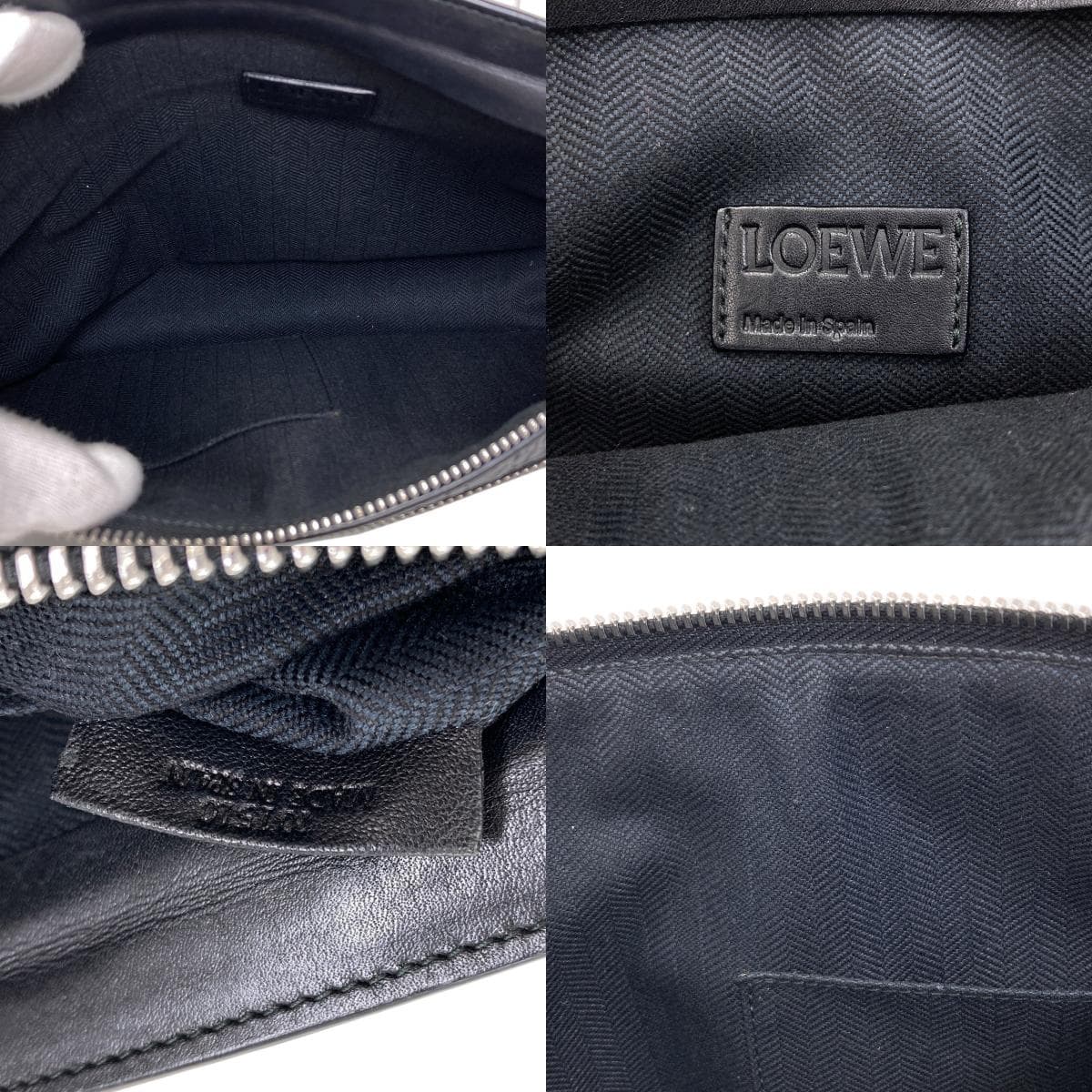 Loewe Anagram Repeat Shoulder Bag Calf for Women [Used] [LOEWE] 5