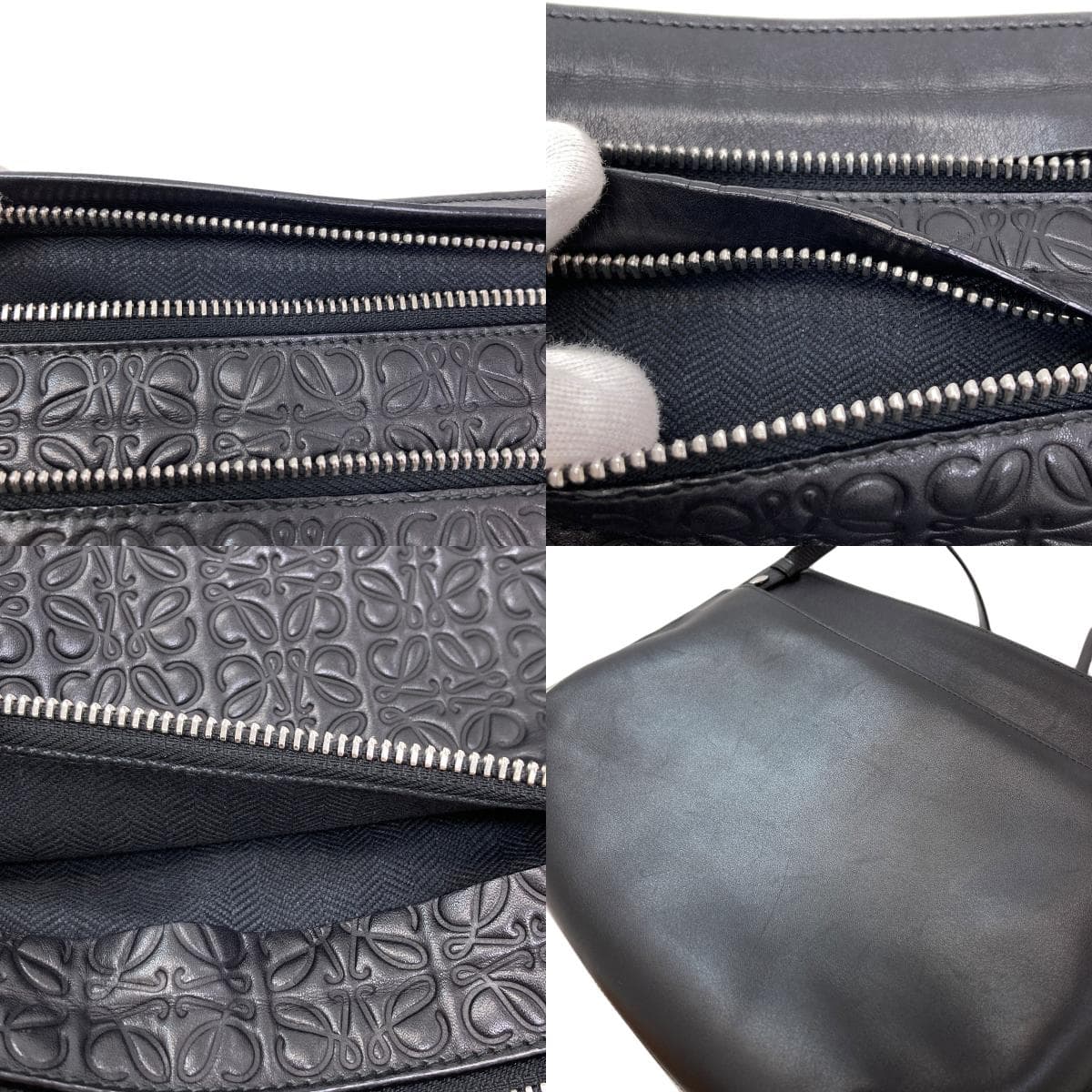 Loewe Anagram Repeat Shoulder Bag Calf for Women [Used] [LOEWE] 6